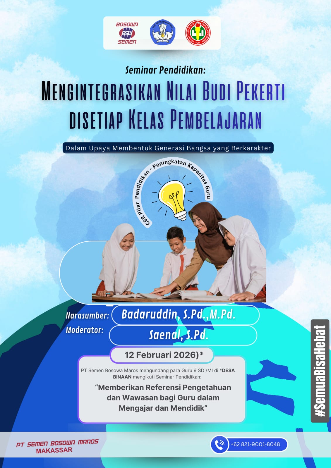 PKO Angkatan Muda PGRI Pimpin Inovasi Pembelajaran Berbasis Karakter di Maros