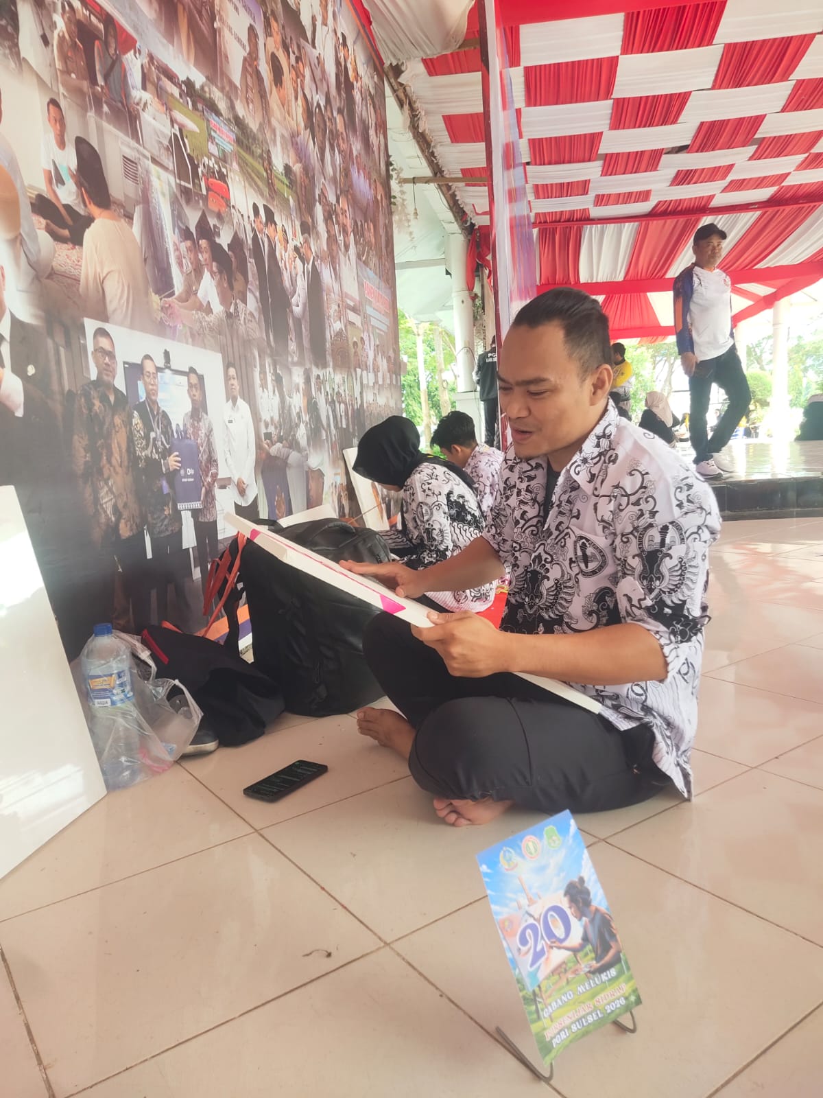 Maros Optimistis Raih Prestasi di Cabang Seni Lukis Porsenijar Sidrap 2026.