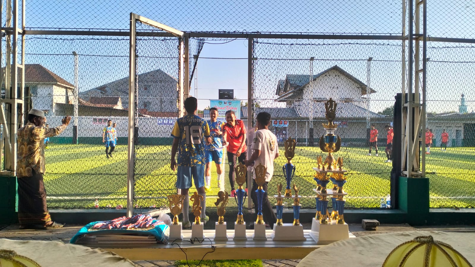 Hasil Fun Mini Soccer Hari Jadi Maros: PGRI Maros Harus Mengakui Keunggulan Setda Lewat Drama Adu Penalti