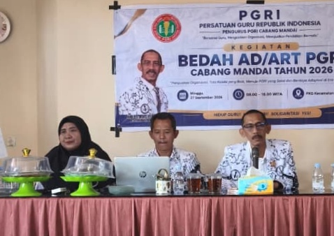 PGRI Cabang Mandai Gelar Bedah AD/ART 2026: Langkah Strategis Wujudkan Tata Kelola Organisasi Guru yang Solid dan Adaptif