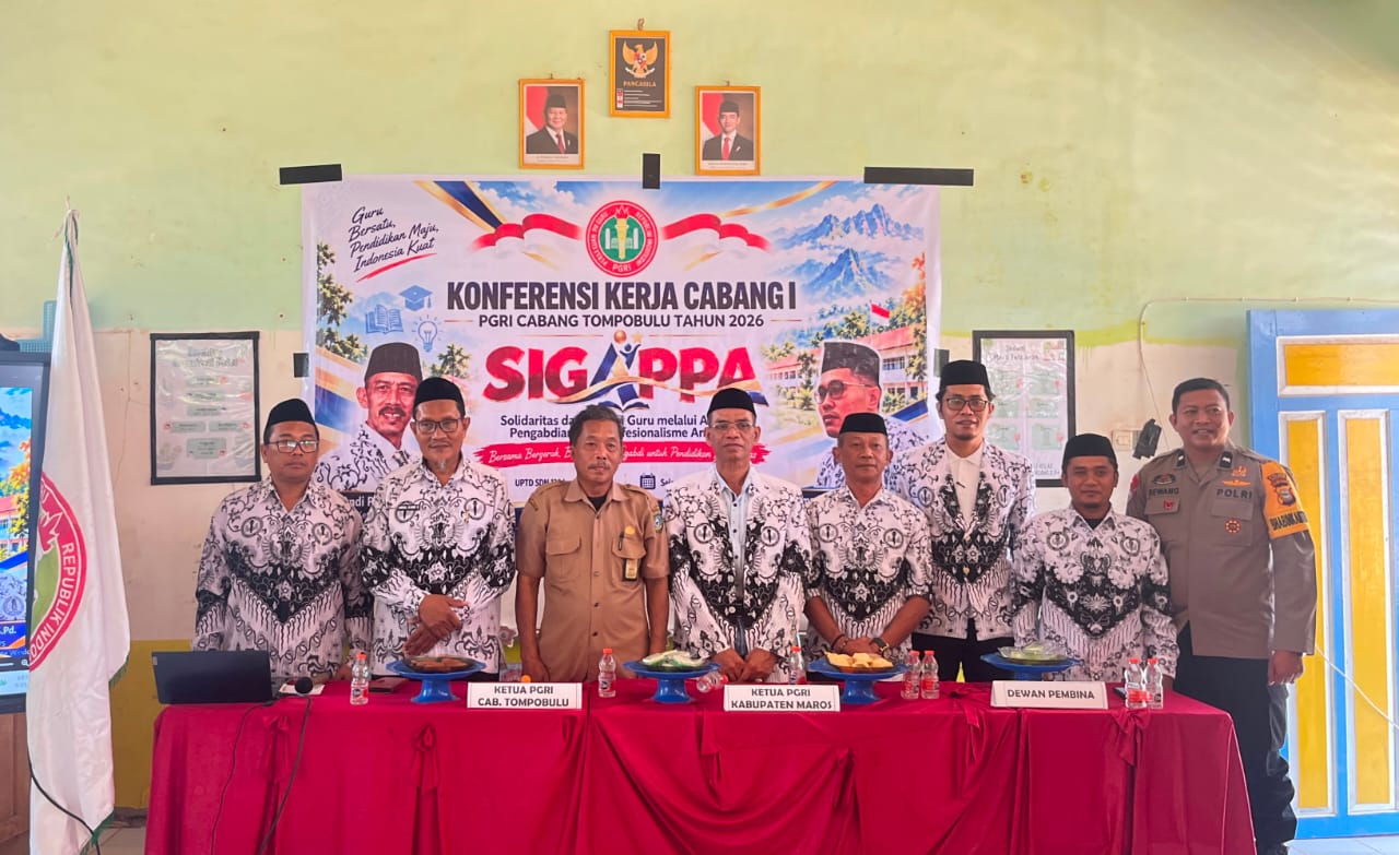 Usung Tema SIGAPPA, PGRI Cabang Tompobulu Sukses Gelar Konkercab I di SDN 130 Inpres Gantarang
