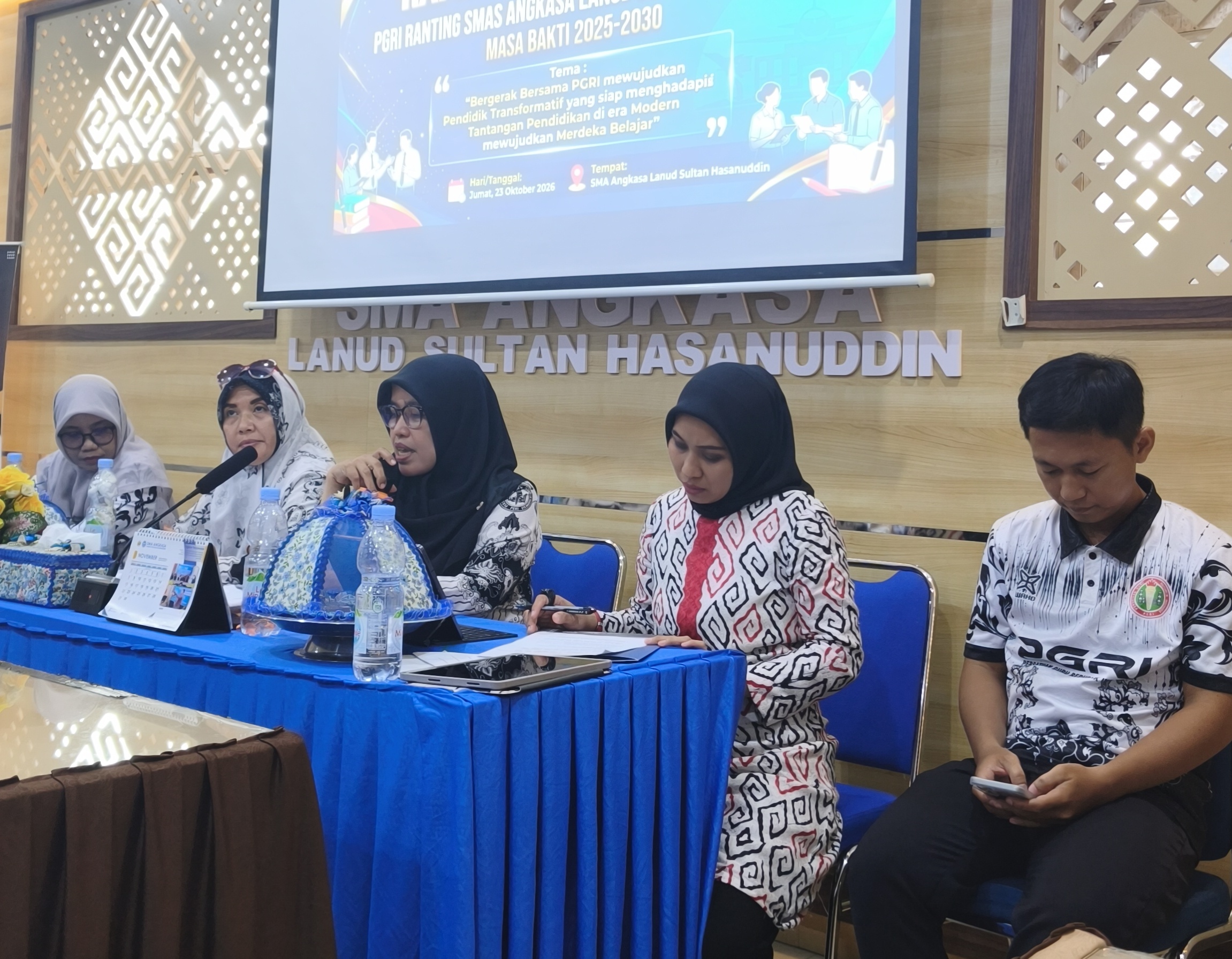 Sukses Digelar, Rapat Kerja I PGRI Ranting SMA Angkasa Lanud Sultan Hasanuddin Usung Semangat Pendidik Transformatif
